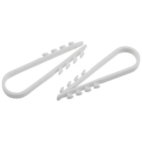 Дюбель-хомут 11-18мм для круглого кабеля NO-224-557 бел. (уп.10шт) Эра Б0066307