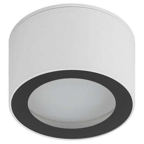 Светильник OL28 WH/BK GX53 IP44 настен./потолочн. спот черн./бел. Эра Б0055581