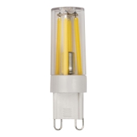 Лампа светодиодная филаментная PLED-G9 PRO 6Вт 4000К 480лм 230В d16.5х55мм JazzWay 5062641