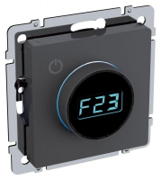 Термостат электронный с индик. BRITE СП IP20 ТС10-1-БрГ механизм графит IEK BR-RT11-K53