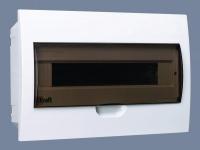 Корпус встраиваемый ЩРВ-П-18 25х40х10 18мод. IP41 пластик. DEKraft 31005DEK