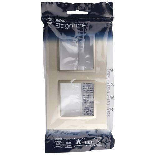 Рамка 2-м Elegance 14-5012-04 Classic шампань Эра Б0060579