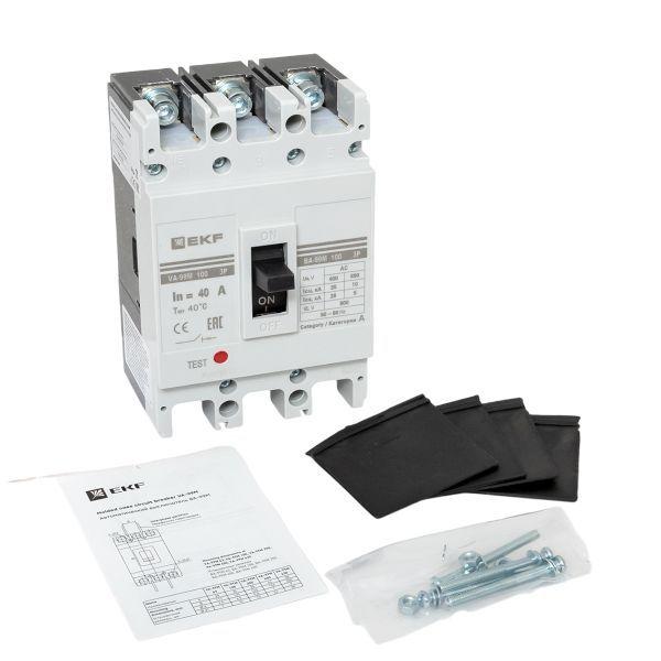 Выключатель автоматический 3п 100/40А 35кА ВА-99М PROxima EKF mccb99-100-40m