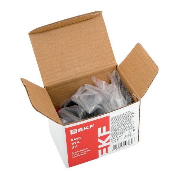 Переключатель кулачковый ПК-1-22 2п 10А "1-0-2" IP65 EKF pk-1-22-10-65