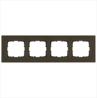 Рамка 4-м G-Glass стекло каперсовый Jasmart G1004GT