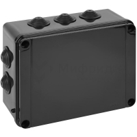 Коробка Тусо распаячная для ОП 300х220х120мм УХЛ1 IP67 черн. Ruvinil 67069Ч