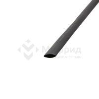 Трубка термоусадочная двустенная клеевая 12.7/6.35 (2:1) черн. 1м (уп.10шт) Rexant 26-2105