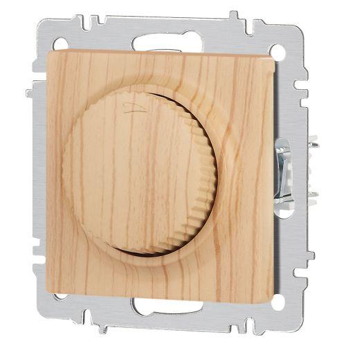 Светорегулятор поворотный СП Accent 6-401-11 600Вт 230В IP20 сосна Intro Б0063688