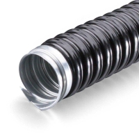 Металлорукав герметичный термостойкий в ПВХ-оболочке МРПИнг "TERMO" 100 (уп.10м) Fortisflex 88484