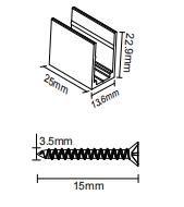 Комплект монтажных клипс для ленты NEON 1120 HB IP65 (уп.10шт) VARTON V4-NS-00.0053.STR-0012