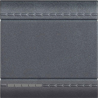 Клавиша без символа размер 2мод. LivingLight антрацит Leg BTC L4915M2N