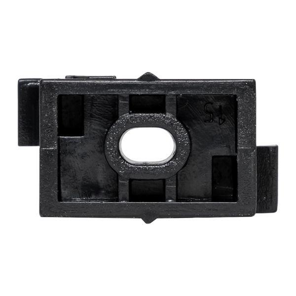 Держатель для труб (клипса) d16мм для монтажного пистолета черн. (уп.100шт) Plast EKF derjp-z-16-black