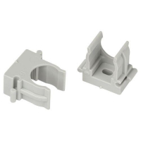 Держатель для труб (клипса) d16мм для прямого монтажа CLIP-16-G-MP сер. (уп.100шт) Эра Б0062103