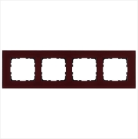 Рамка 4-м G-Glass стекло гранат. JasmartG1004GH