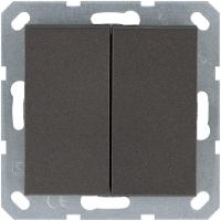 Выключатель 2-кл. 10А IP20 механизм мокко Jasmart G3023Z