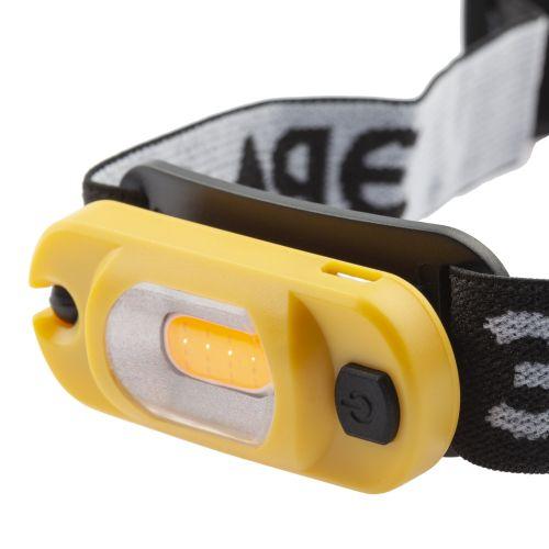 Фонарь аккумуляторный налобный светодиодный рабочий GA-801 мощный яркий 4 режима желт./черн. Эра Б0061089