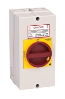 Выключатель-разъединитель главный аварийный 4п 63А IP65 закрытого исп. с замком SE MSD63411R