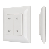 Панель SMART-P48-MIX-P-SUF (3В 1 зона Knob 2.4G) пластик Arlight 028302