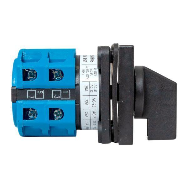 Переключатель кулачковый ПК-1-52 2п 25А "1-2" IP65 EKF pk-1-52-25-65