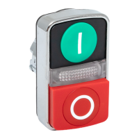 Механизм кнопки исполнительный XB4 "пуск-стоп" с выпирающим стопом возвратный без фиксации с подсветкой PROxima EKF XB4BW84