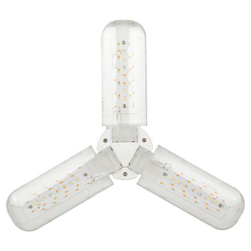 Лампа светодиодная FITO-24W-RB-E27-FOLD 24Вт Е27 3-лепестковая для растений красн./син. спектр Эра Б0061428