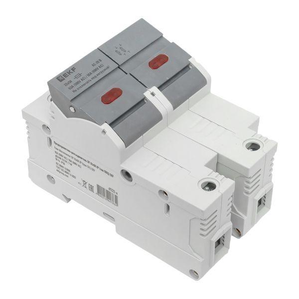 Предохранитель-разъединитель DF 22х58 2п (тип ПВЦ) EKF df222-e