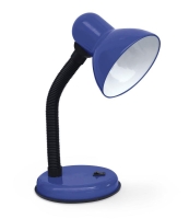 Светильник настольный СНО 22ТС 60Вт E27 230В под лампу на основании с подвесом син. IN HOME 4690612046884