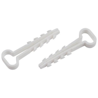 Дюбель-хомут 5-10мм для плоского кабеля NO-224-563 бел. (уп.10шт) Эра Б0066250