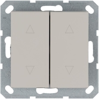 Выключатель для жалюзи 2-кл. 10А IP20 механизм тауп Jasmart G3028T