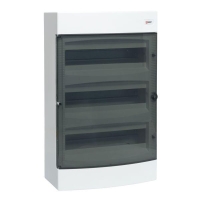 Щит распределительный навесной Unix 3х18мод. IP41 прозр. дверь PROxima EKF ux-3x18-n