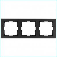 Рамка 3-м G-Classic антрацит Jasmart G1003B