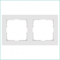 Рамка 2-м G-Classic бел. глянцевый Jasmart G1002W