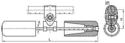 Гаситель вибрации ГПГ-0,8-9,1-300