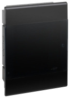 Щиток СП Тусо 24мод. с двер. 415х299х103мм черн. Ruvinil 68124Ч