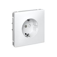 Розетка ArtGallery 16А с заземл. со шторками быстрозажим. клем. механизм бел. SE GAL000145S