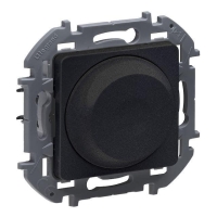 Механизм светорегулятора поворотного Inspiria 300Вт без нейтрали антрацит IEK 673793