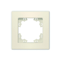 Рамка 1-м Афина сл. кость (ivory) Universal A0053-I