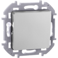 Выключатель кнопочный Inspiria 6А 250В без фиксации НО/НЗ механизм алюм. IEK 673692