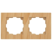 Рамка 2-м СП Accent 6-502-11 сосна Intro Б0063729