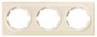 Рамка 3-м Florence беж. 1E52301301 OneKeyElectro 2172807