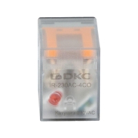 Реле одиночное 230В AC до 5А 4 прекидн. контакта DKC IR-230AC-4CO