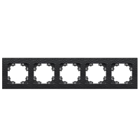 Рамка 5-м Афина фактурная универс. графит Universal A11042-Gr