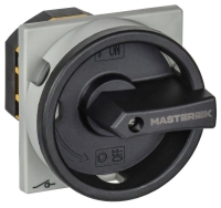 Переключатель кулачковый 10А (сх. 54) закрытая рукоятка IEK MI-CS11-010-054