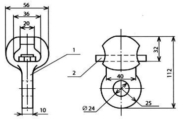 Ушко однолапчатое КС-012