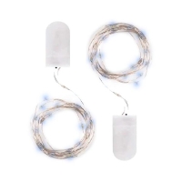 Гирлянда DC-G05-20WS2 20LED 2xCR2032 (в компл.) бел. (уп.2шт) ФАZА 5048010