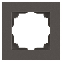 Рамка 1-м СП Accent 6-501-09 титан Intro Б0063769