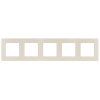 Рамка 5-м 12-5105-02 сатин слон. кость Эра Б0052540