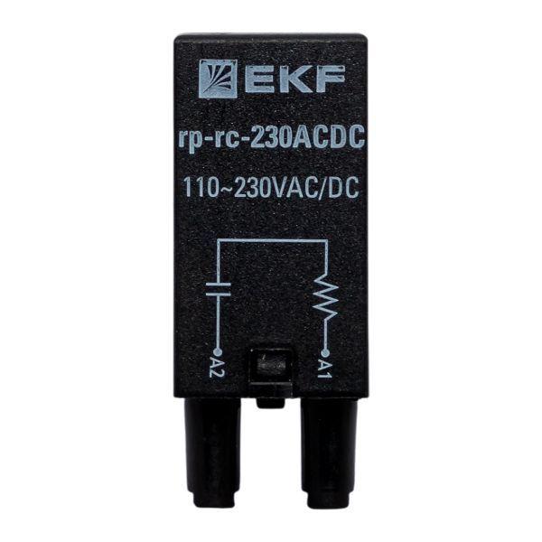 Модуль защитный RC 110-230В AC/DC для промежуточных реле RP AVERES EKF rp-rc-230ACDC