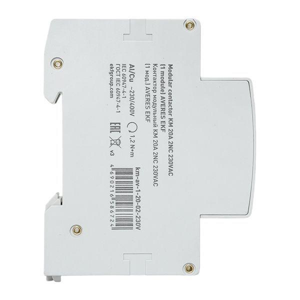 Контактор модульный КМ 20А 2NC 230В AC (1 мод.) AVERES EKF km-av-1-20-02-230V