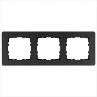 Рамка 3-м G-Flex антрацит Jasmart G1103B